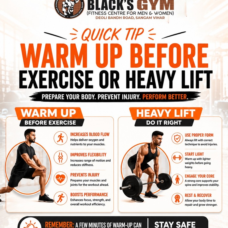 🔥 Warm Up. Lift Smart. Stay Strong — Black's Biomechanical Joint Prep & Scapular Retraction Protocol.